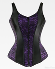 Black And Purple Corset