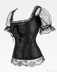 Black Lace Up Corset
