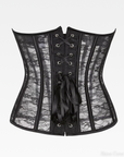 Black Sheer Lace Corset