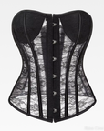 Black Sheer Lace Corset