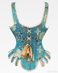 Blue And Gold Corset