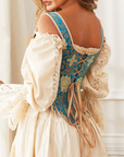 Blue And Gold Corset