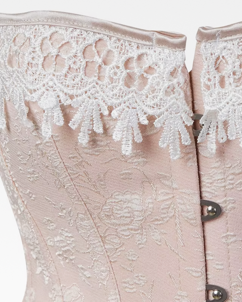 Beige Lace Corset