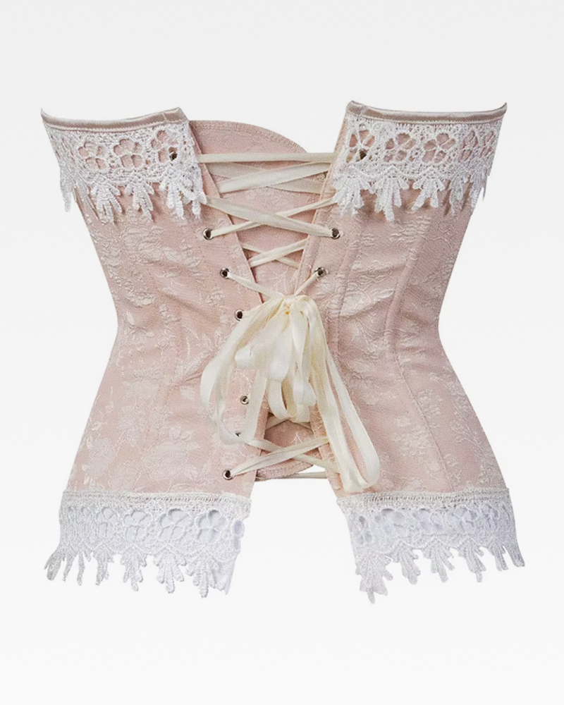 Beige Lace Corset