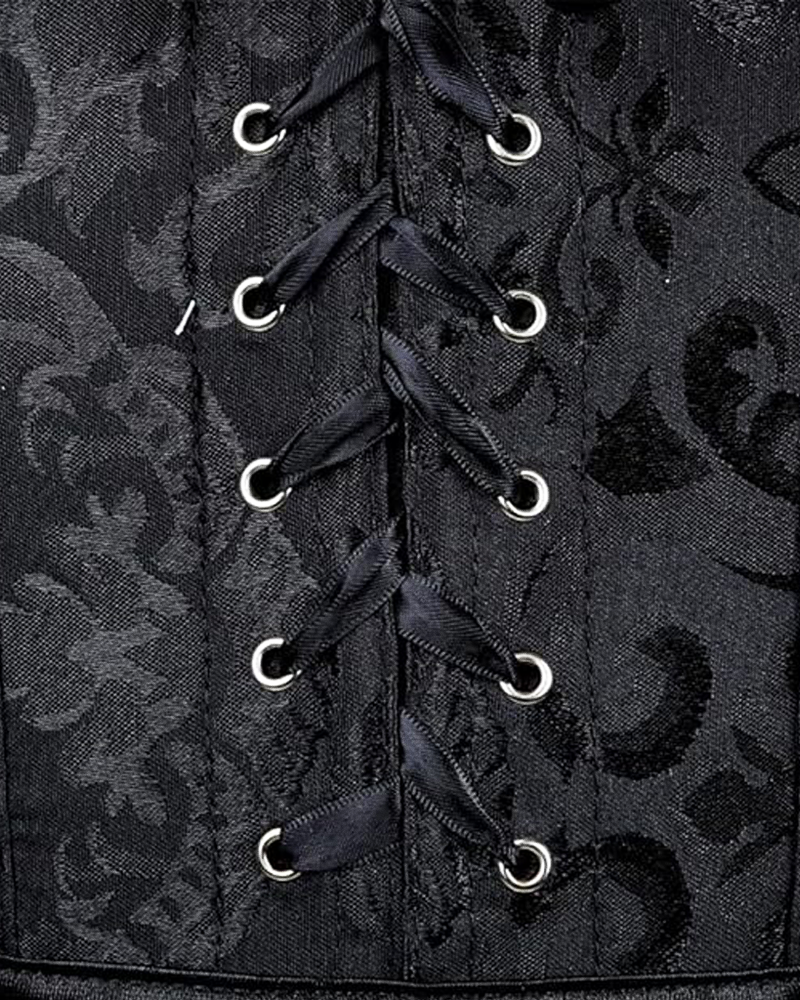 Black Corset With Straps