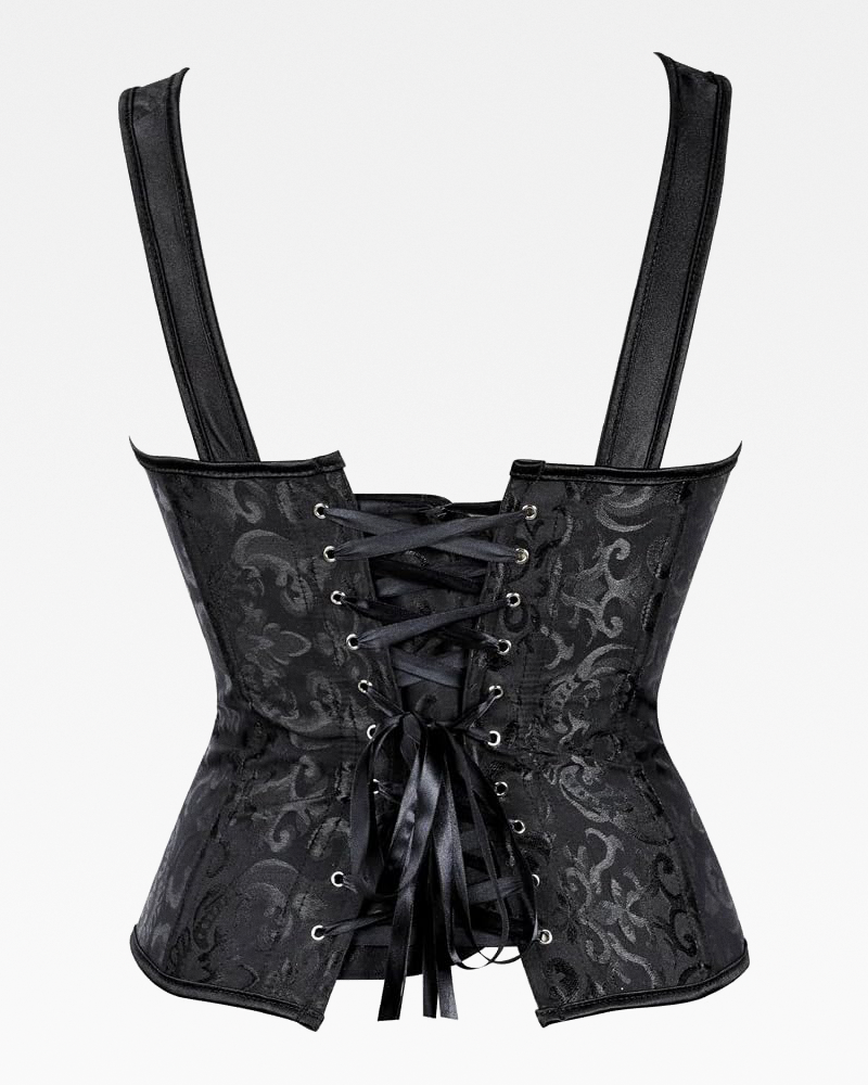 Black Corset With Straps