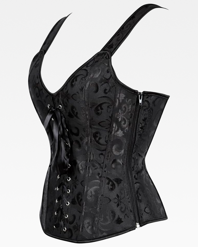 Black Corset With Straps