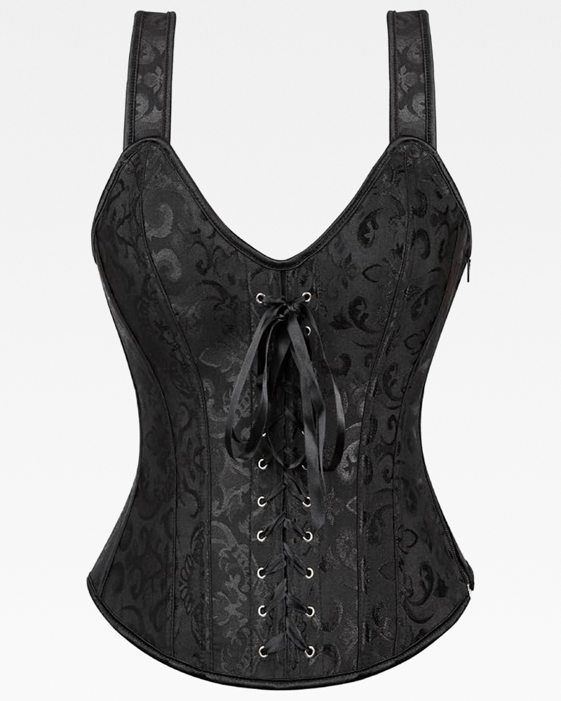 Black Corset With Straps