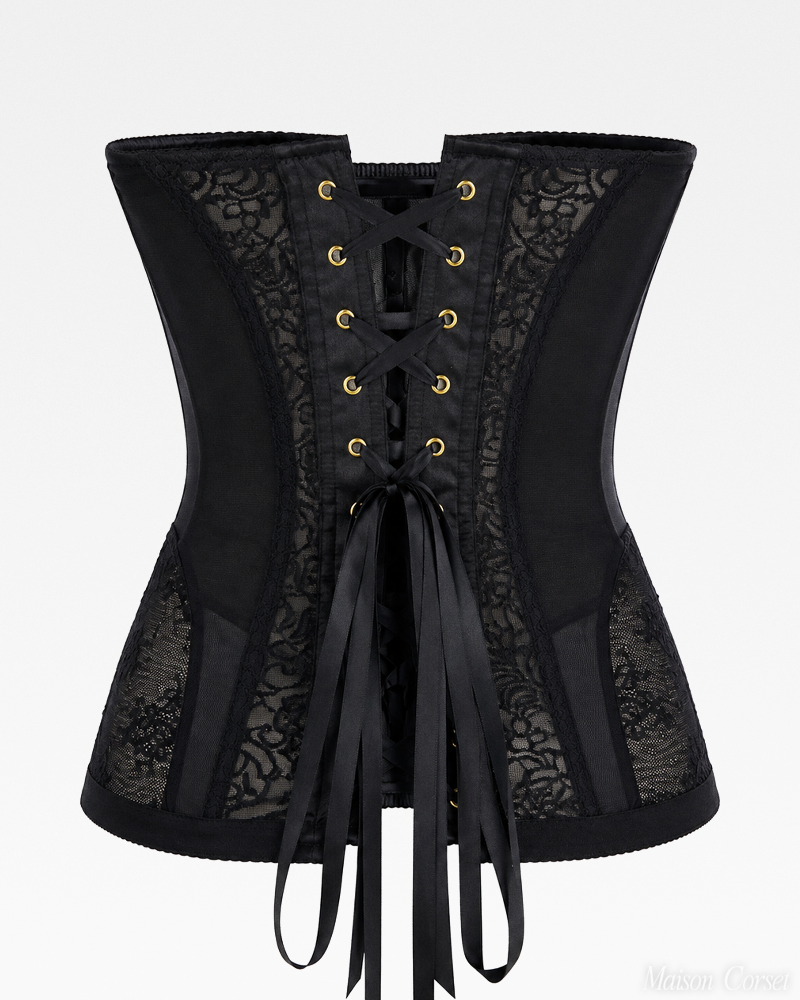 Black Lace Corset