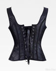 Black Overbust Corset With Straps