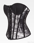 Black Sheer Lace Corset