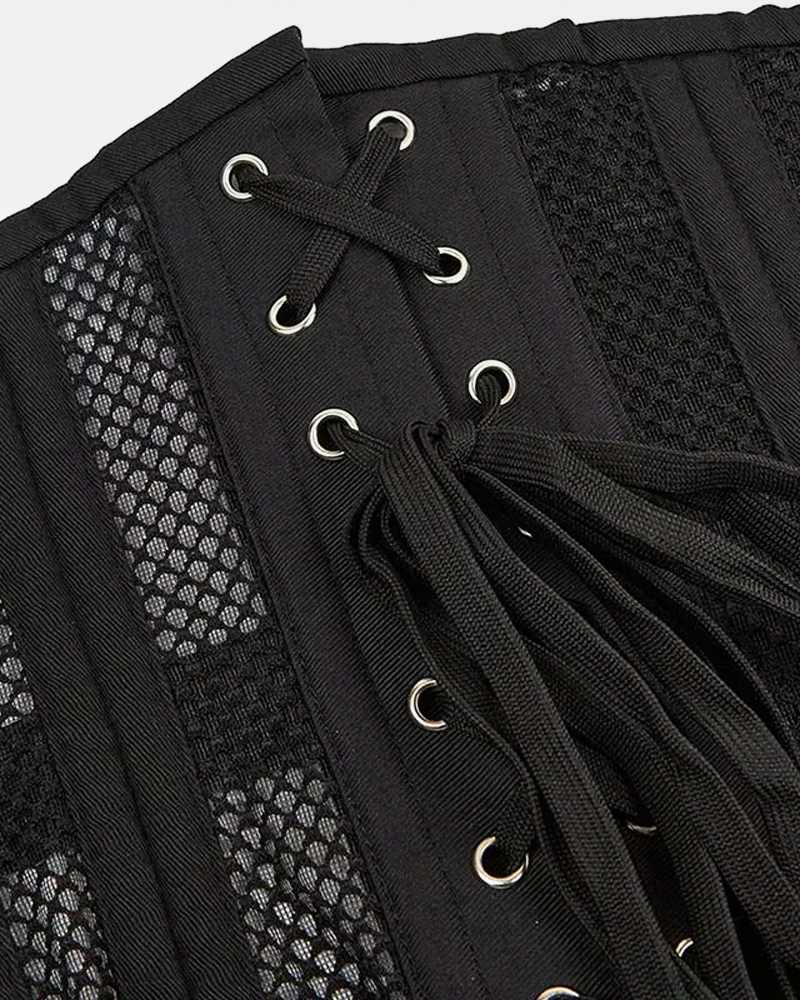 Black Underbust Corset