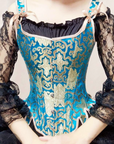 Blue And Gold Corset
