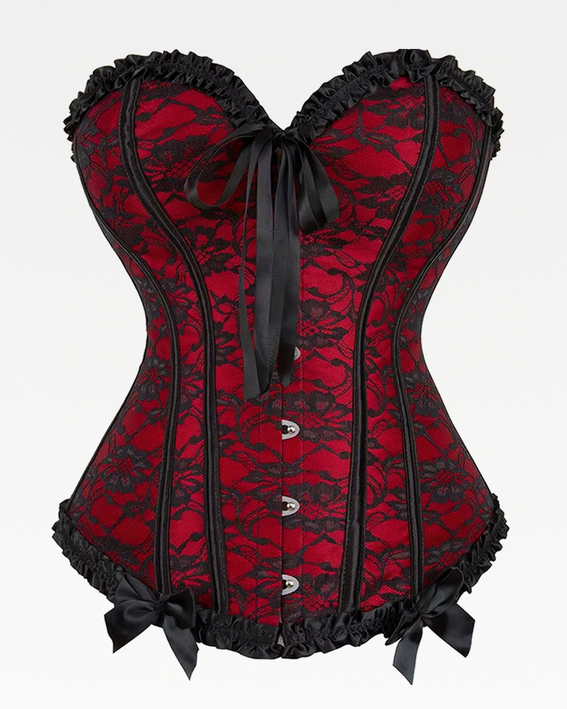 Black And Red Corset