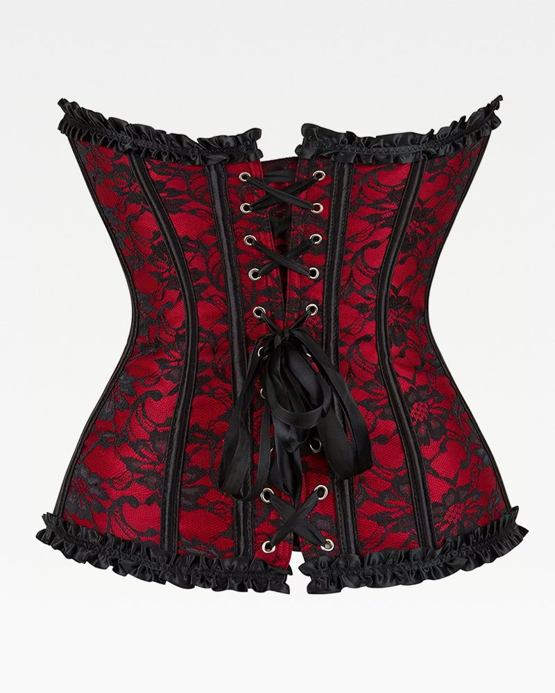 Black And Red Corset