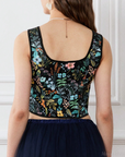 Floral Corset With Straps