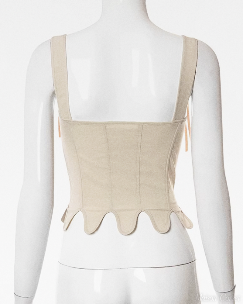 Front Lace Up Corset