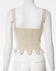 Front Lace Up Corset