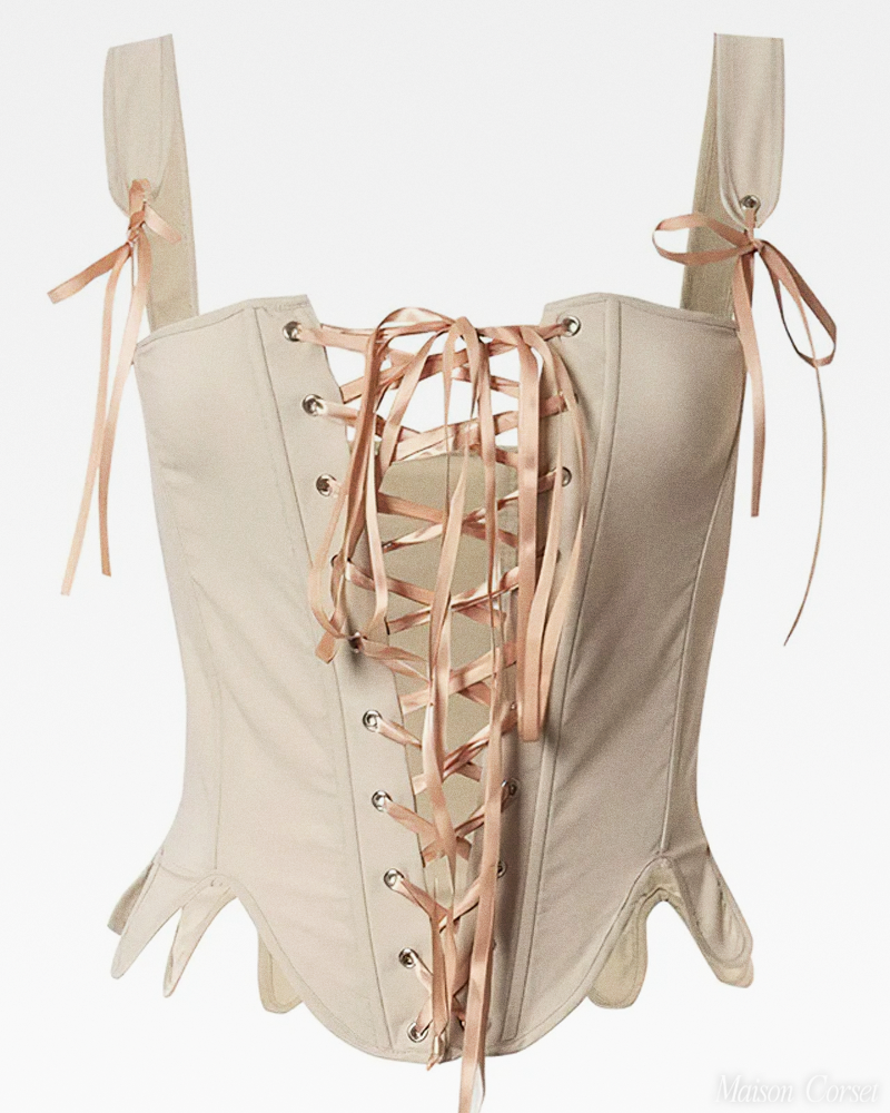 Front Lace Up Corset