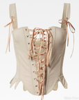 Front Lace Up Corset