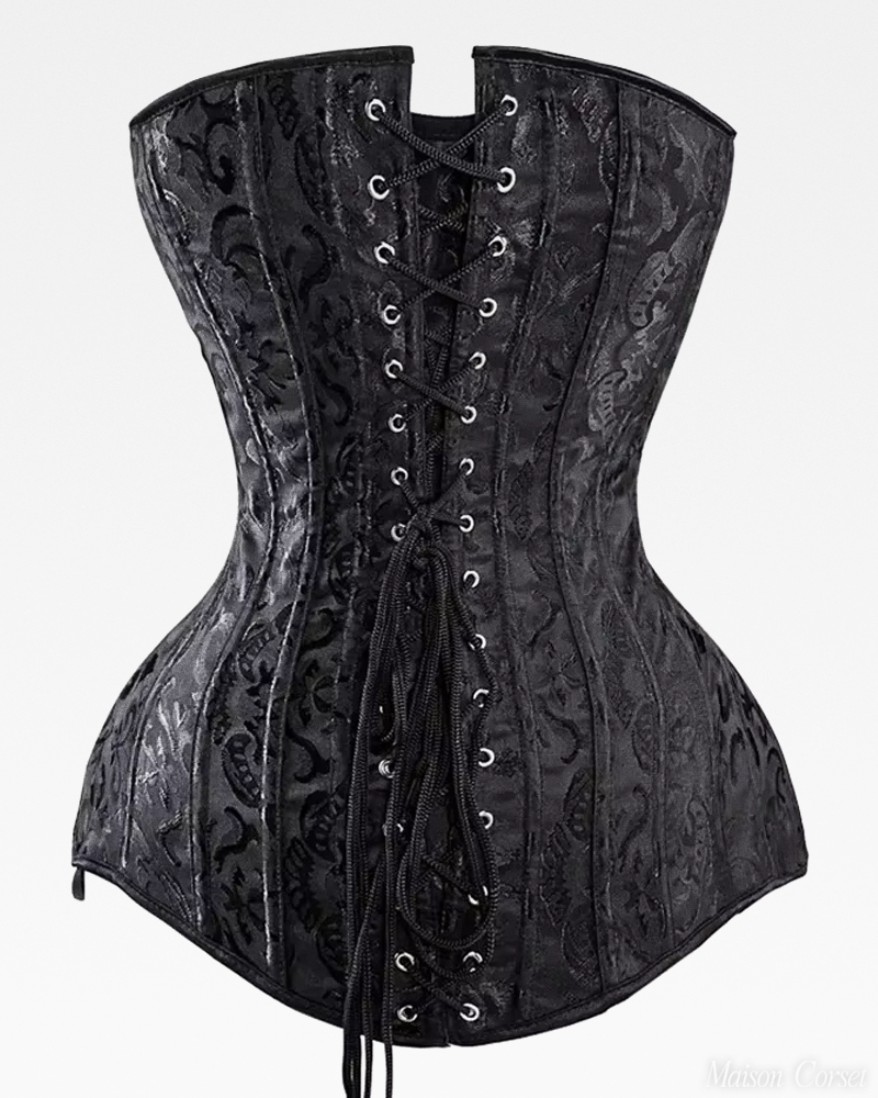 Long Black Corset