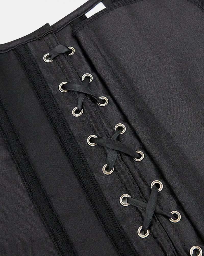 Simple Black Corset