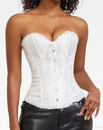 White Victorian Corset